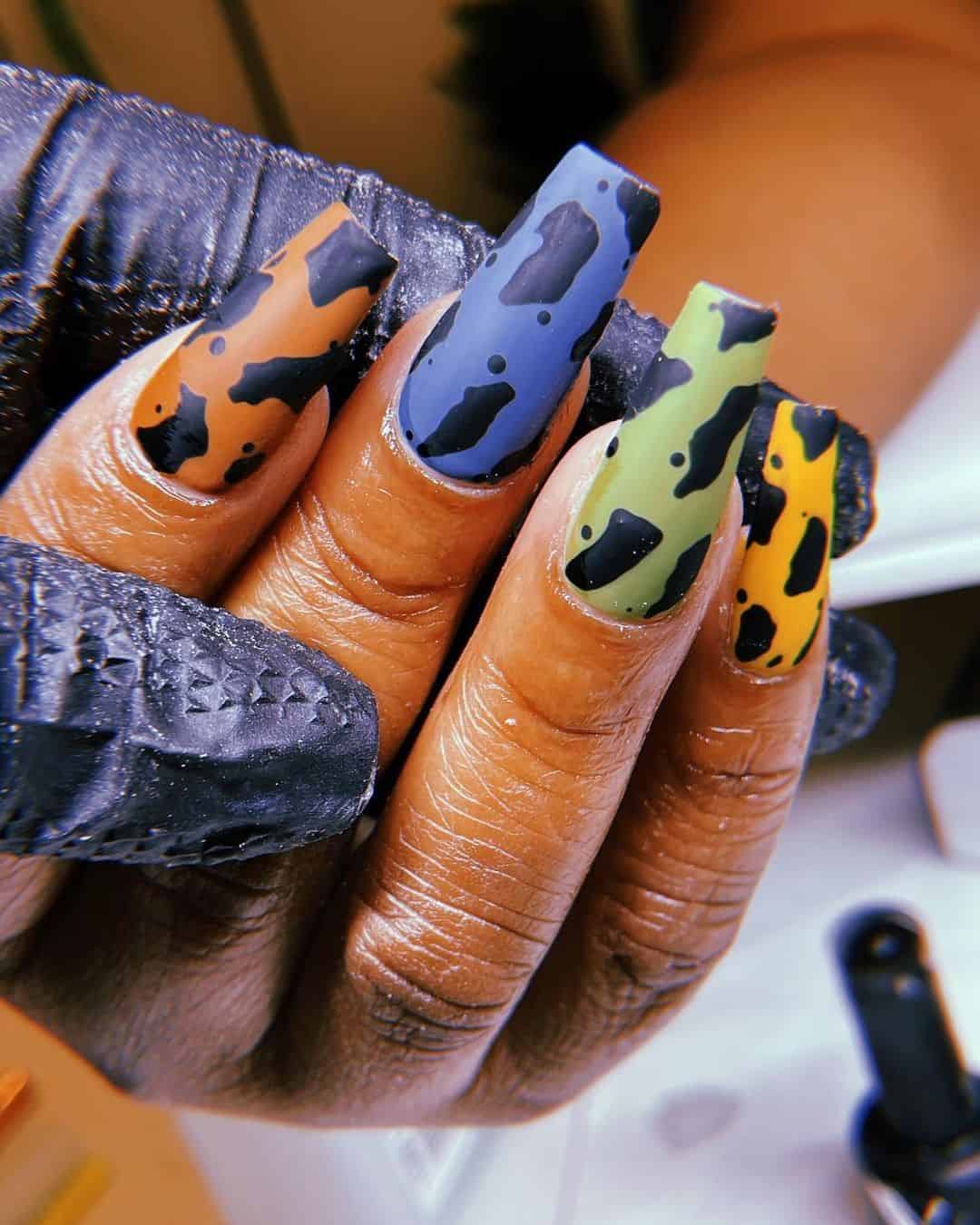 Hot Cheetah Fall Nails 2021