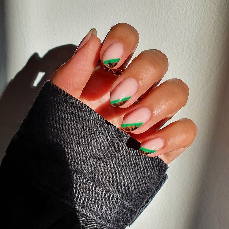 tortoise nails, tortoise nails design, tortoise nails tips, tortoise nail art, tortoise nails ideas, tortoise nails acrylic, green nails, tortoise nails green, almond nails, tie dye nails