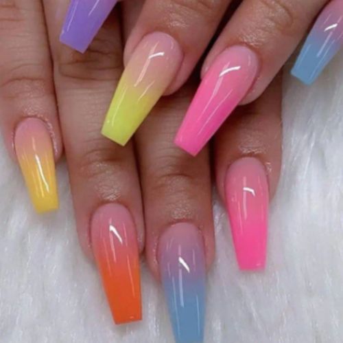 Summer Ballerina Nail Designs