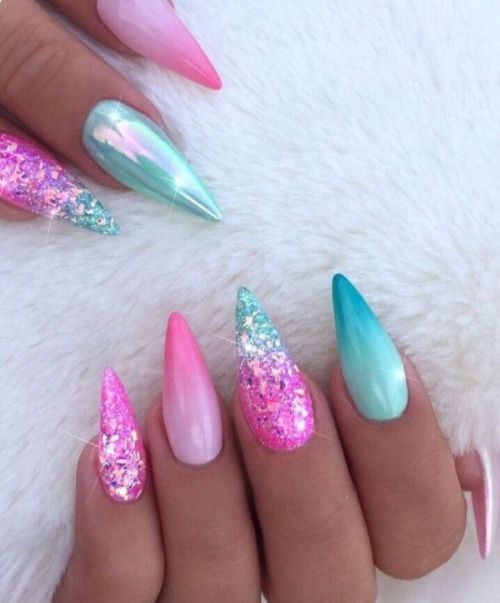 Summer Ballerina Nail Designs