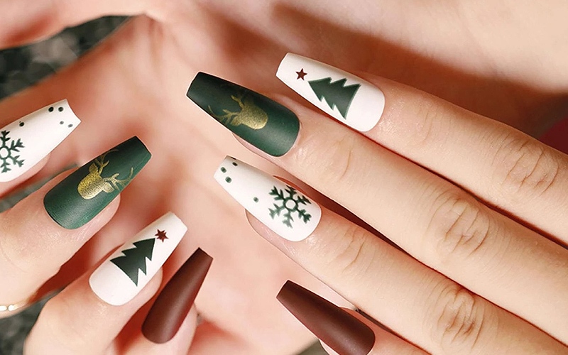 Top 20+ những mẫu nail Noel phong cách sáng tạo | Học Nghề Nail