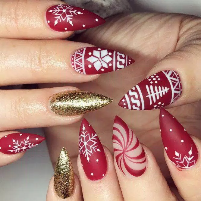 5 mẫu nail đẹp cho Noel giúp đôi tay siêu quyến rũ - BlogAnChoi