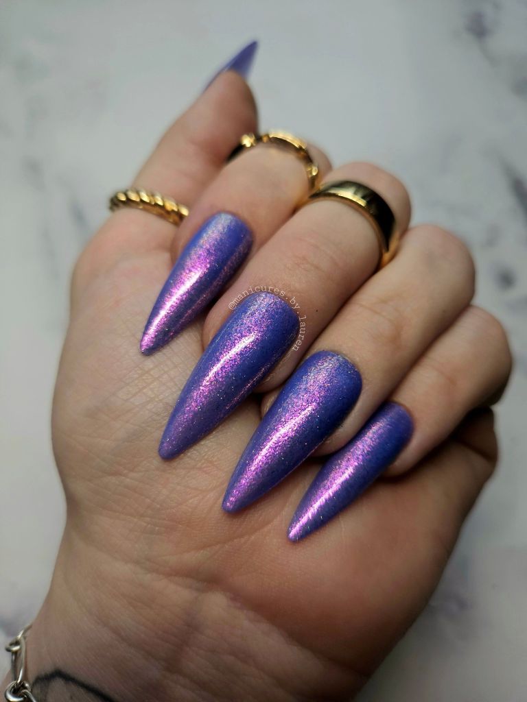 Purple Spring Nails Designs