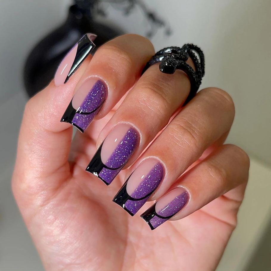 Purple Spring Nails Designs