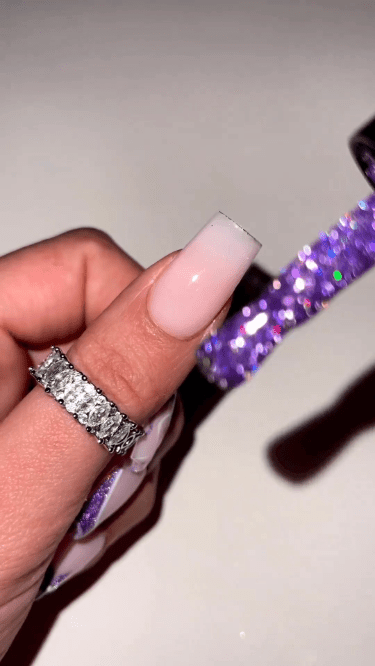 Purple Spring Nails Designs